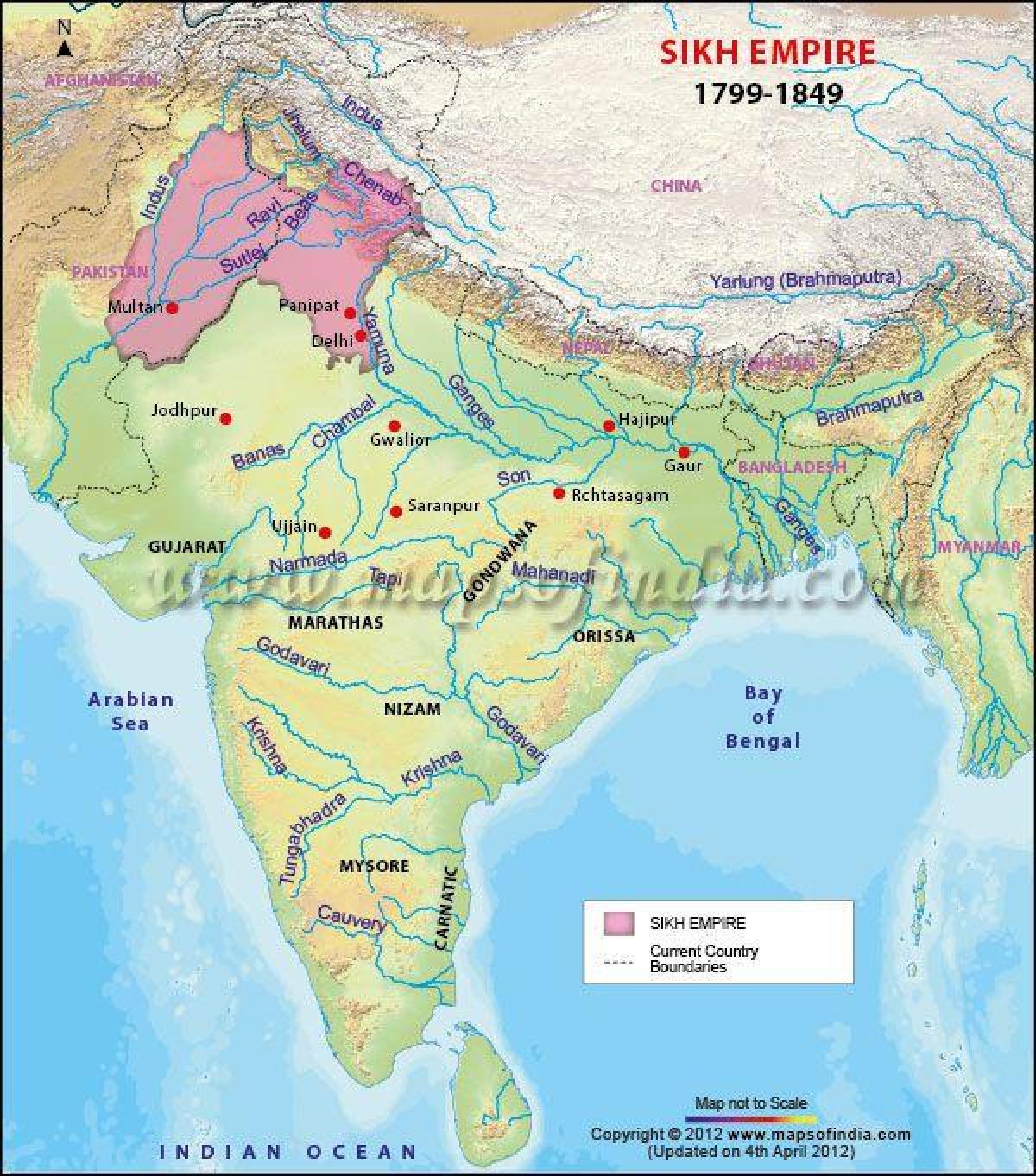 インドの歴史地図 地図のインド 南アジア アジア