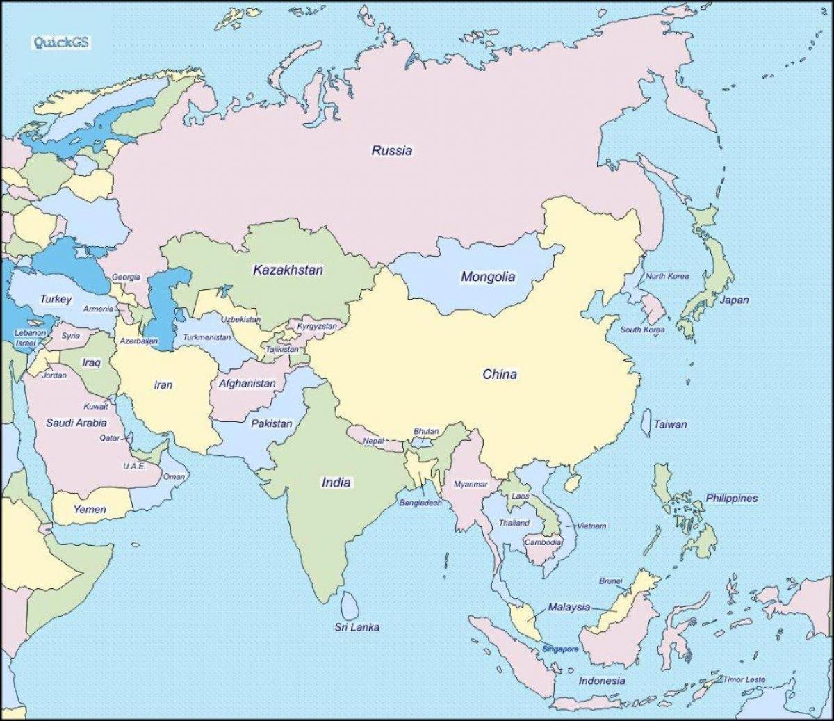 地図インド及び近隣諸国 インド隣国の地図 南アジア アジア