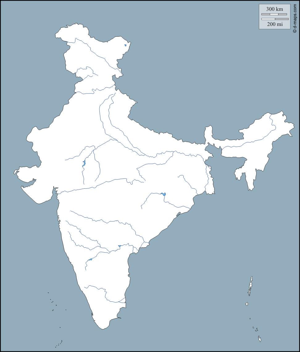 インド川概要地図