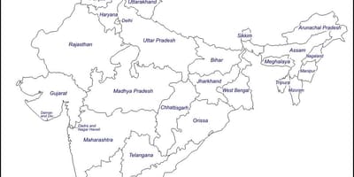 インドの概要地図と状態