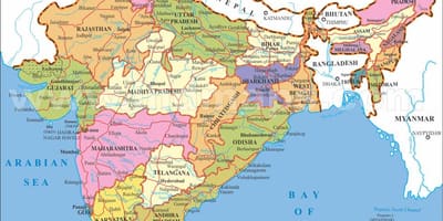 地図インド