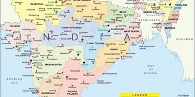 インドの地図hd1080p