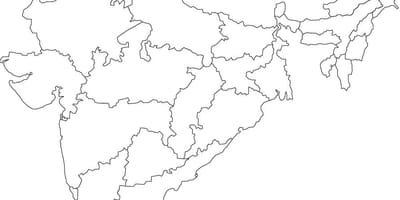 インドの政治概要地図