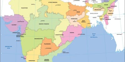 インドの政治地図