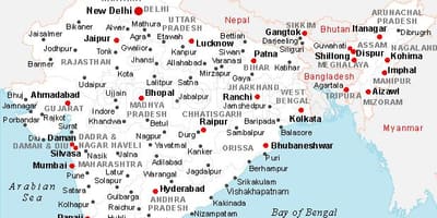 インドマップ都市