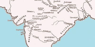 古代インド地図