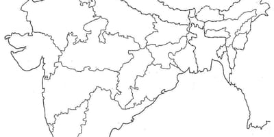 政治地図インドの空白