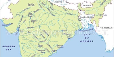 Sindhu川地図インド